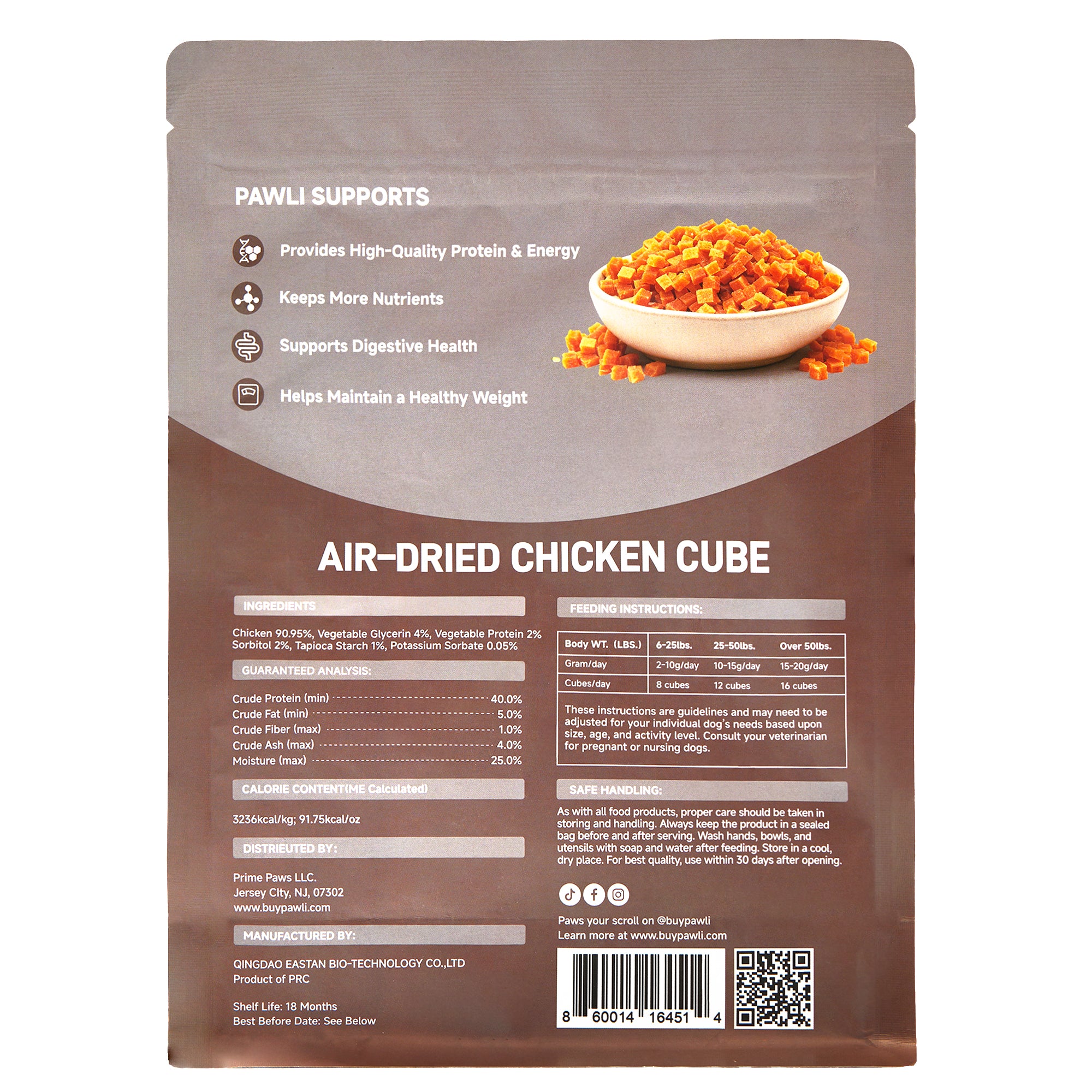 Pawli Air-Dried Chicken Cube