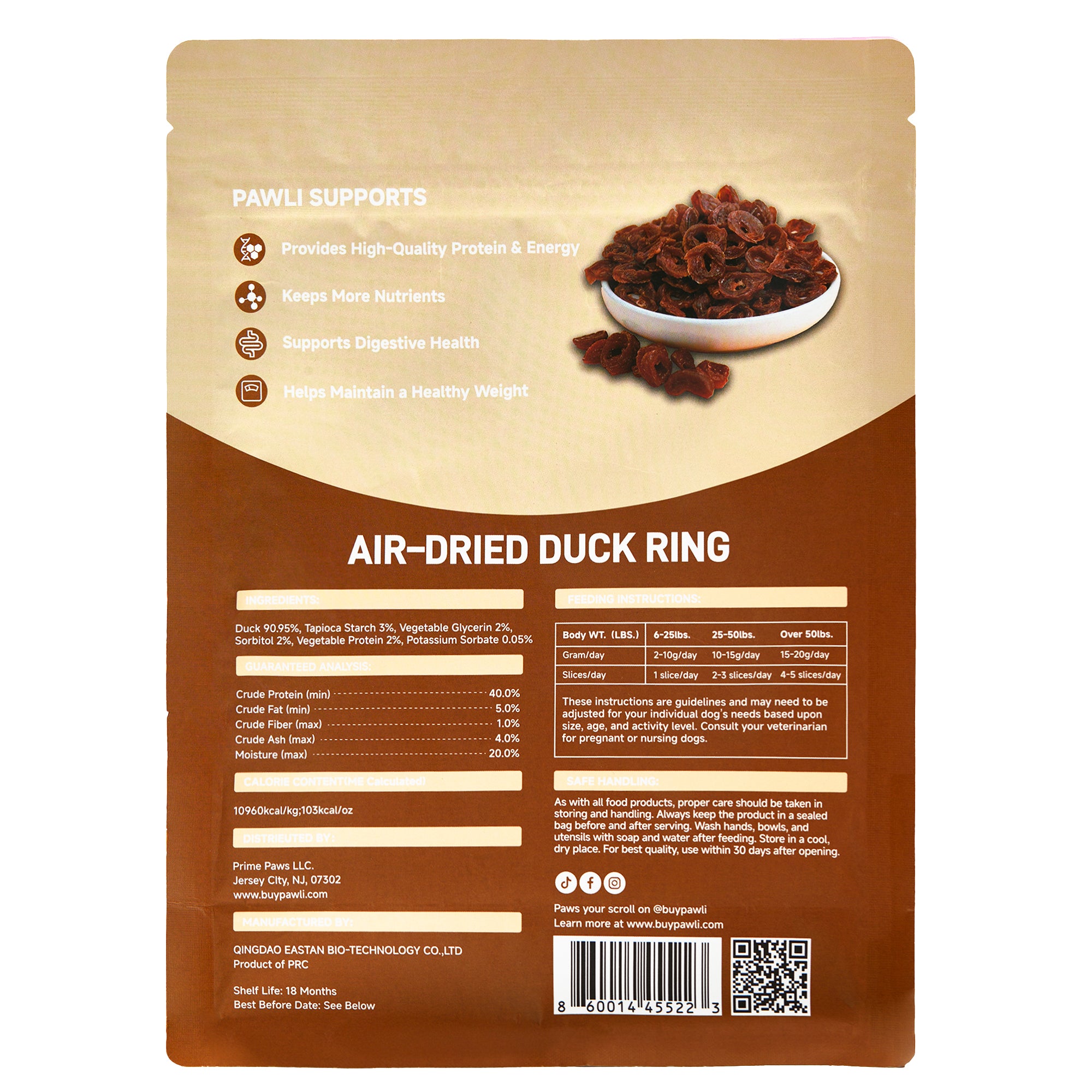 Pawli Air-Dried Duck Ring