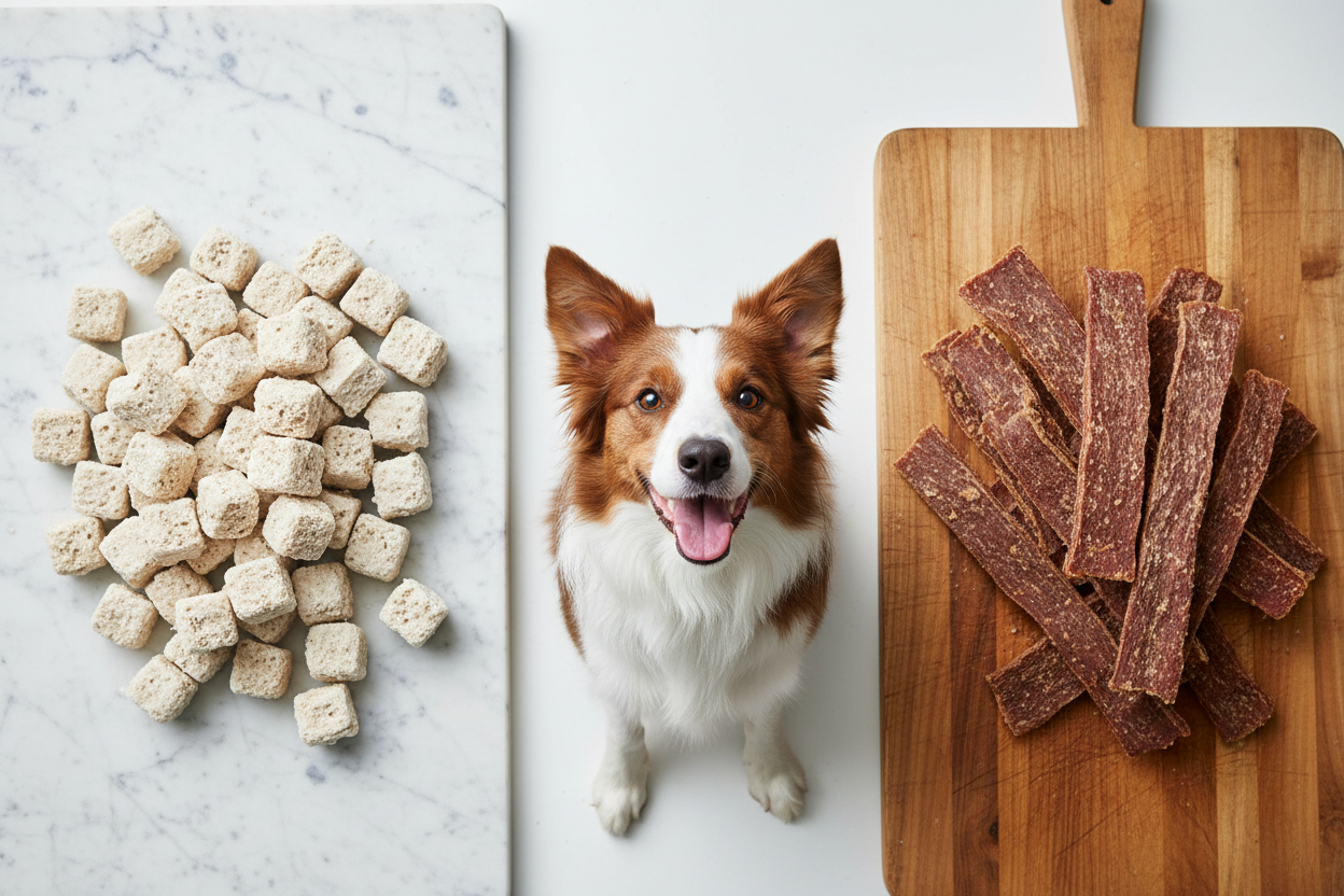 Freeze-Dried vs Air-Dried Dog Treats