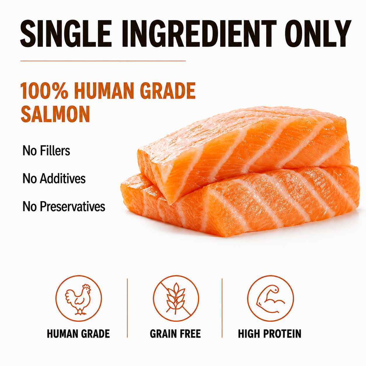 Freeze-Dried Salmon Cube Treats for Dogs & Cats | PAWLI