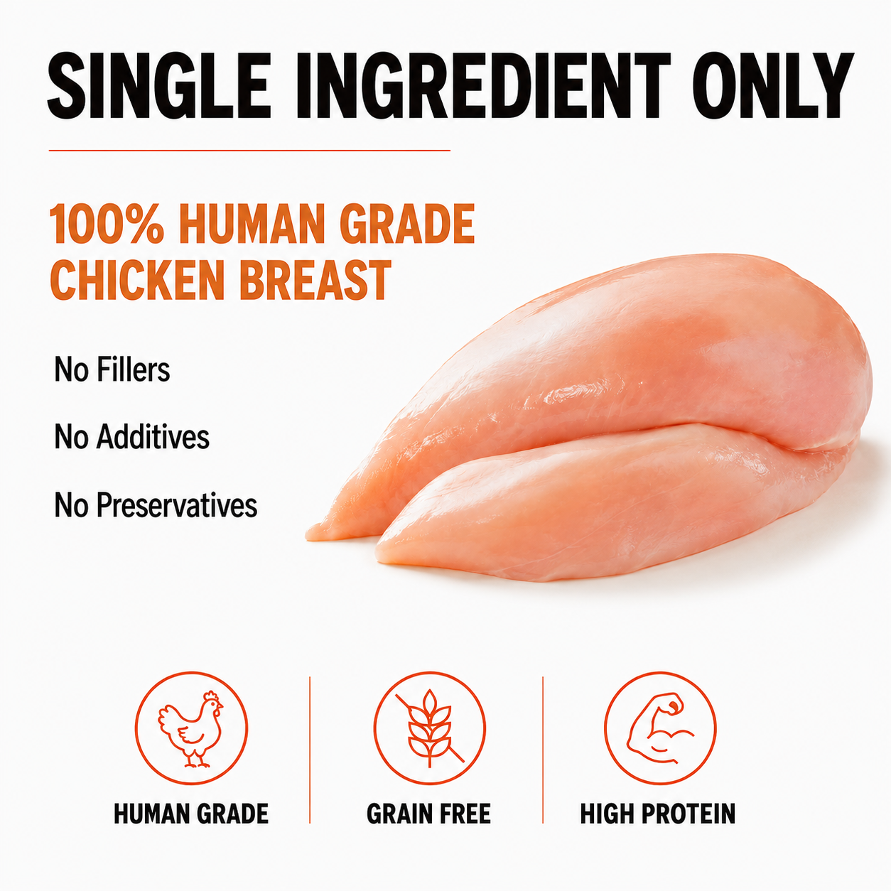 Freeze-Dried Chicken Fillet Treats for Dogs & Cats | PAWLI